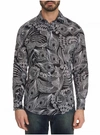 ROBERT GRAHAM MEN'S SAMSON & DELILAH SPORT SHIRT IN BLACK SIZE: 4XL BY ROBERT GRAHAM