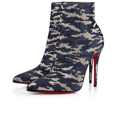 Christian Louboutin So Kate Booty Camo Ankle Boots In Bavarois