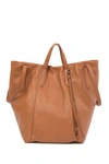 KOOBA Leather Zip Tote Bag