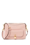 Marc Jacobs Lock That Leather Messenger Bag In Rose