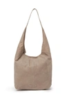 Lucky Brand Patti Leather Hobo Shoulder Bag In Grey 09