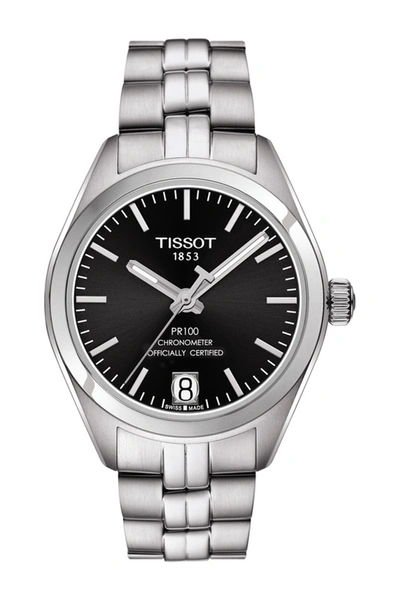 Tissot Pr 100 Powermatic 80 Lady Cosc Bracelet Watch, 33mm In 000