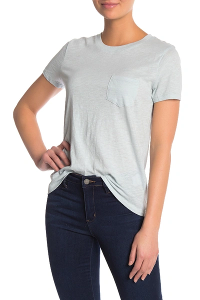 Madewell Crew Neck Pocket T-shirt In Sea Glass