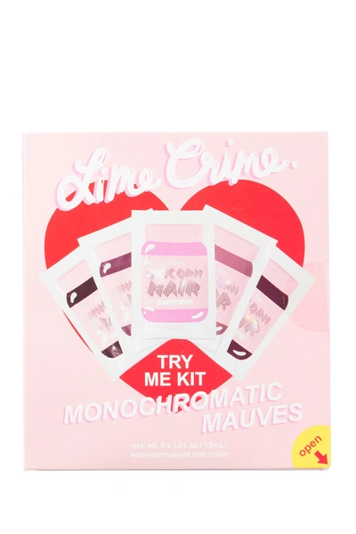 Lime Crime Unicorn Hair 5-piece Try-me Set - Monochromatic Mauves