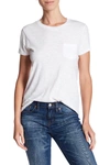 Madewell Crew Neck Pocket T-shirt In Optic White