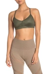 Alo Yoga 'sunny Strappy' Soft Cup Bralette In Jungle Glossy