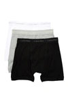 Calvin Klein Boxer Briefs In Mpi Blk/gry Hth