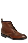 TED BAKER Twrens Wingtip Leather Boot