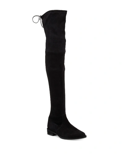 STUART WEITZMAN LOWLAND SUEDE OVER-THE-KNEE BOOT,PROD150000106