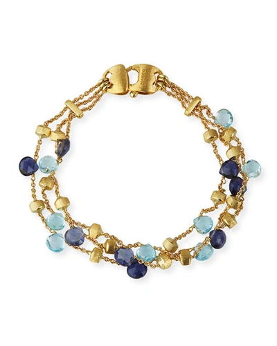 Marco Bicego 18k Yellow Gold Paradise Iolite & Blue Topaz Beaded Bracelet - 100% Exclusive In Blue/gold