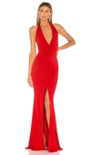 NOOKIE ILLEGAL HALTER GOWN,NKIE-WD394