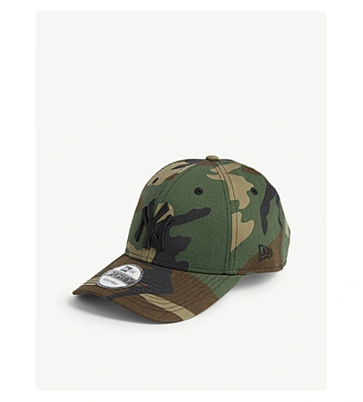 New Era New York Yankees 9forty Baseball Cap In Woodland Camo