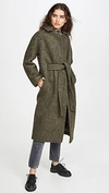 GANNI Boucle Wool Coat