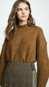 3.1 PHILLIP LIM LONG SLEEVE DROP SHOULDER PULLOVER