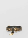 BURBERRY Small Monogram Stripe E-canvas Dog Collar