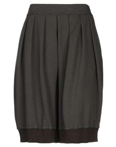 Adelbel Knee Length Skirt In Dark Brown