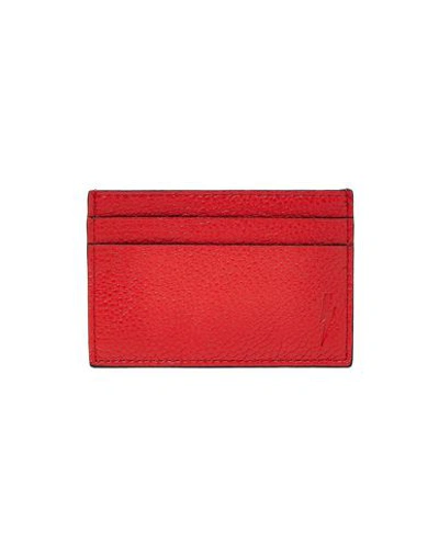 Neil Barrett Document Holders In Red