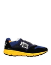 Atlantic Stars Polaris Contrasting Panel Sneakers In Black