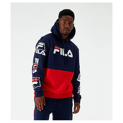 Fila Men's Branzino Hoodie In Blue