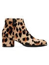 COLE HAAN Grand Ambition Leopard-Print Calf Hair Ankle Boots