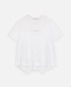 STELLA MCCARTNEY Gold Logo T-shirt,12372085