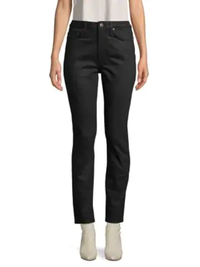 Equipment Zip-fly Ankle-length Jeans In Black