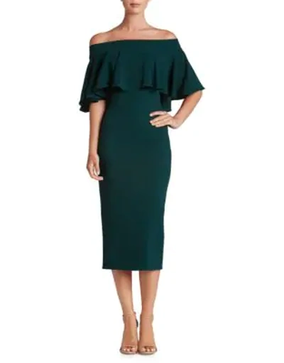 DRESS THE POPULATION Maggie Off-The-Shoulder Bodycon Dress 