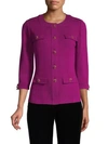 ST. JOHN SANTANA KNIT JACKET,0400011363580