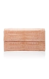 NANCY GONZALEZ SMALL GOTHAM CLUTCH,CW93470-01 NUDE- DB2