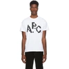 APC A.P.C. 白色 DECALE T 恤