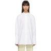 STUDIO NICHOLSON STUDIO NICHOLSON WHITE BAND COLLAR SHIRT