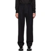 GIORGIO ARMANI GIORGIO ARMANI NAVY PLEATED TROUSERS