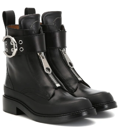 Chloé Roy Zip-front Ankle Boots - 黑色 In Black