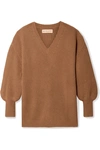 APIECE APART NAPOLI OVERSIZED RIBBED COTTON AND CASHMERE-BLEND jumper