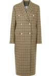 GIULIVA HERITAGE COLLECTION CINDY DOUBLE-BREASTED CHECKED MERINO WOOL COAT