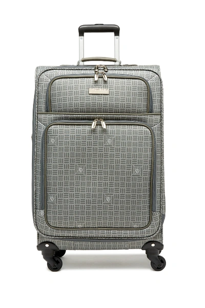 Anne Klein Peoria 24" Expandable Spinner Suitcase In Grey Lion