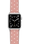 CASETIFY POLKA DOTS SAFFIANO FAUX LEATHER APPLE WATCH BAND,CTF-5628554-763402