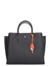 MCM NEO MILLA LEATHER TOTE,MWT9AMA75 BK