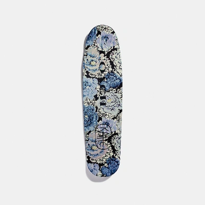 Coach Skateboard With Kaffe Fassett Print - Women's In Black/blue