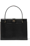 DOLCE & GABBANA INGRID LIZARD-EFFECT LEATHER TOTE