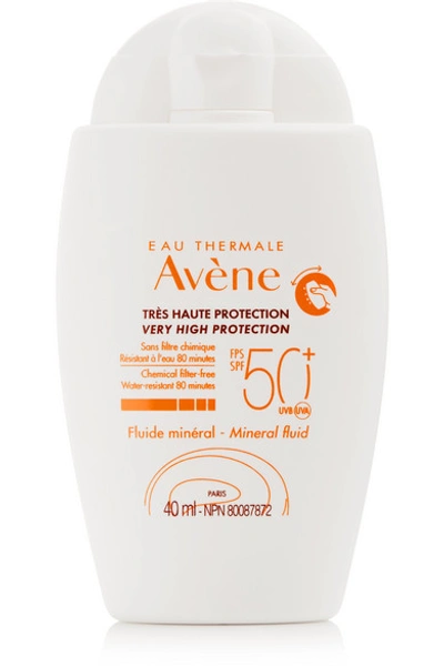 Avene Spf50 Mineral Sunscreen Fluid, 40ml In Colorless