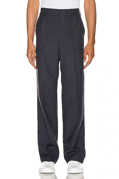Jacquemus Trousers In Navy
