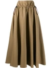 GOLDEN GOOSE AYAME FLARED PLEATED SKIRT