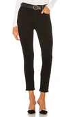 Citizen Of Humanity Rocket Crop Mid Rise Skinny. In Plush Black