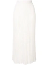 Christopher Esber Gestrickter Faltenrock In White