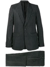 GIVENCHY LOGO PINSTRIPED SUIT