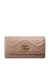 GUCCI GUCCI GG MARMONT WALLET - 粉色