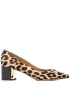 TORY BURCH POINTED LEOPARD PRINT PUMPS