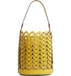Kate Spade Medium Dorie Leather Bucket Bag - Yellow In Chartreuse