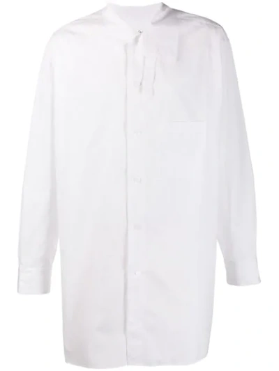 Yohji Yamamoto Oversized Asymmetric Shirt - 白色 In White